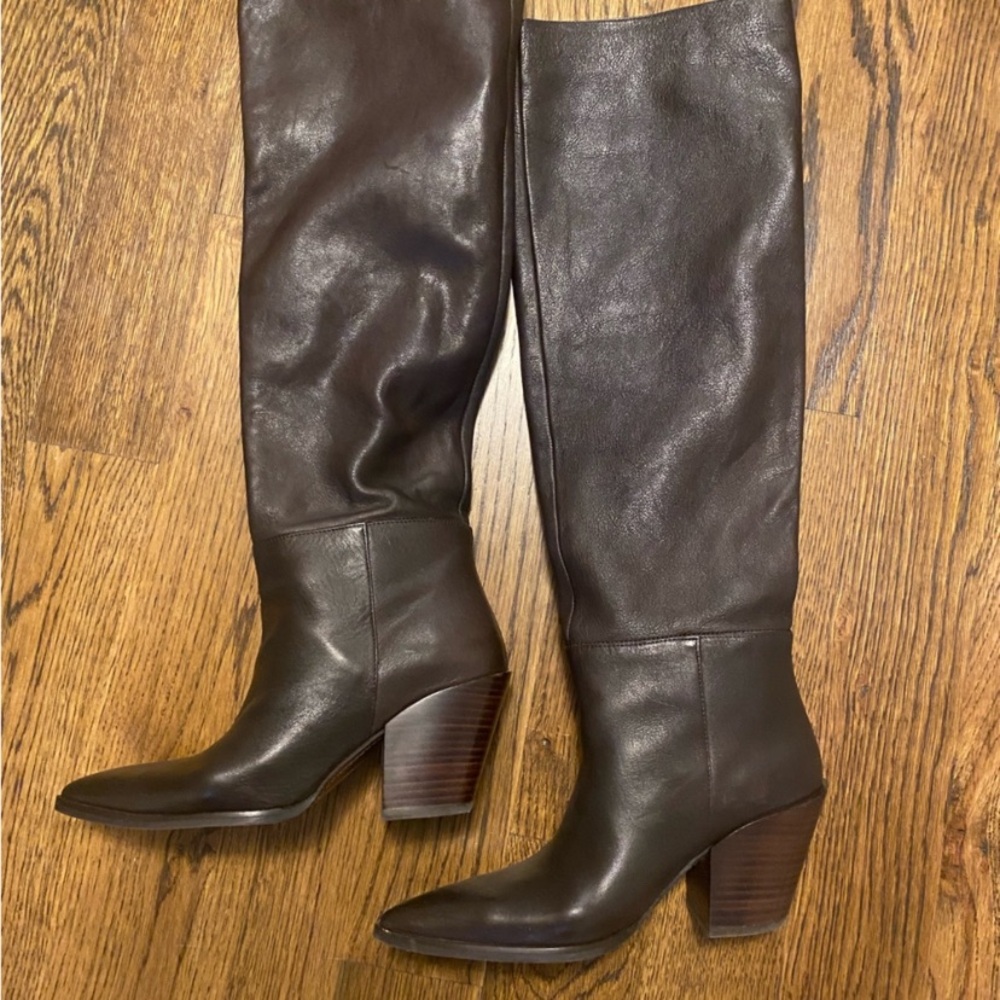 Zara Leather Boots - Picture 5 of 5